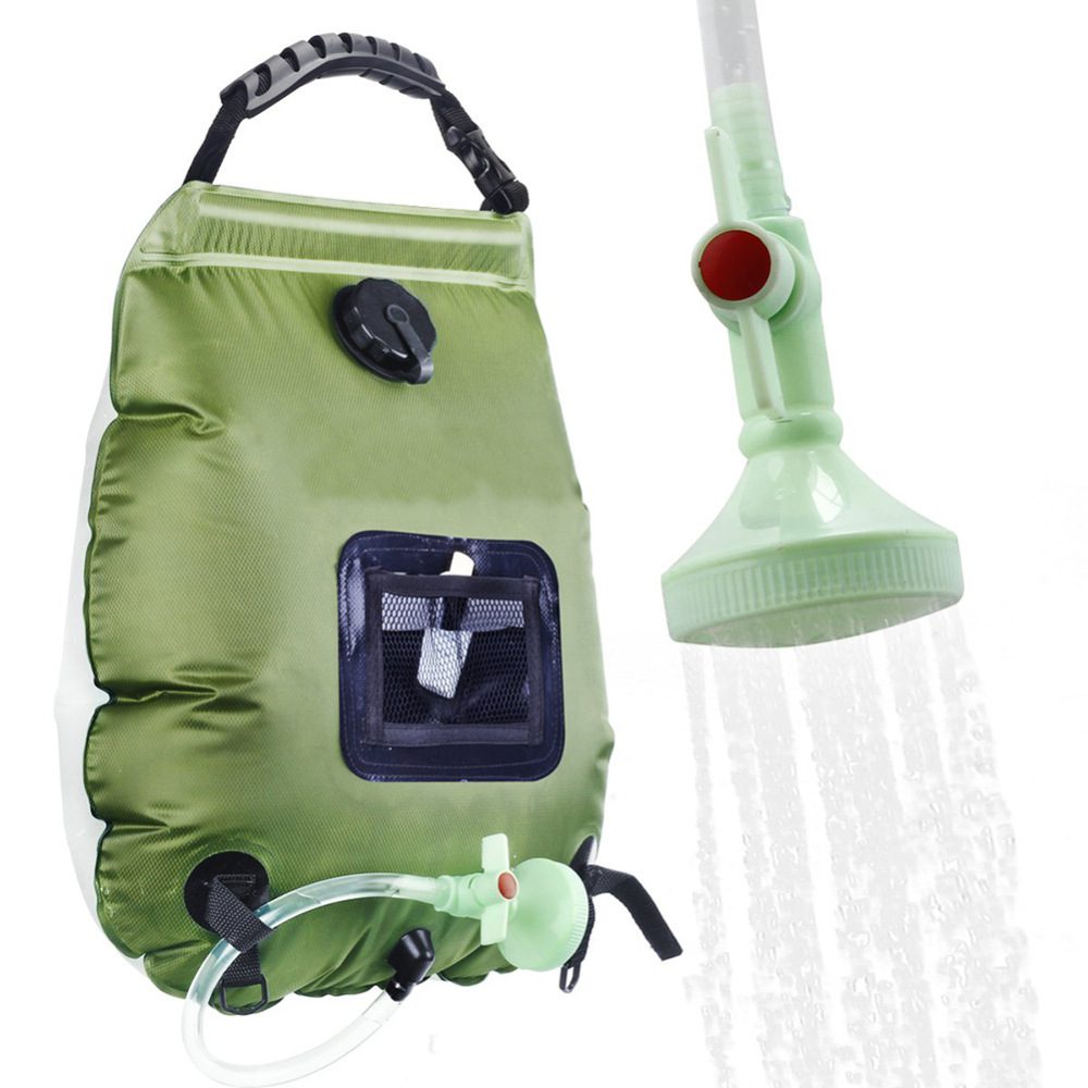 Portable Shower Bag,5 gallons/20L with Removable Hose and OnOff